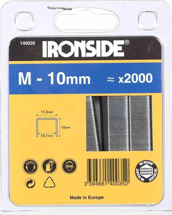 Produktbild Ironside Heftklammer 10 mm,M (2000 x)