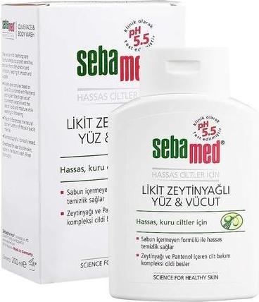 Actual product image Sebamed Sensitive Skin Face & Body Wash (200 ml)