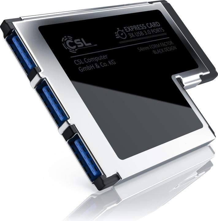 Image du produit CSL Carte PCMCIA Express USB 3.0 3 ports USB 3.0