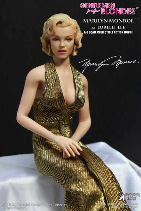 Produktbild Star Ace Toys Blondinen bevorzugt - My Favourite Legend: 1/6 Marilyn Monroe Gold Dress Ver.