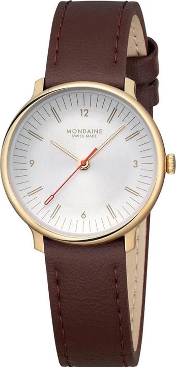 Immagine prodotto Mondaine MLE.33110.LGV Damenuhr Doppio 33mm 5ATM (Orologio da polso analogico, Fatto in Svizzera)