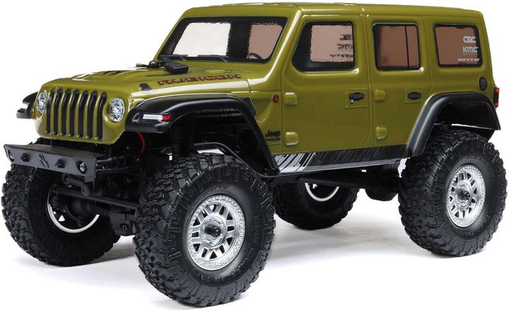 Produktbild Axial SCX24 Jeep Wrangler JLU 4X4 Grün 1/24 Rock Crawler Brushed RTR (RTR Ready-to-Run)