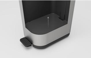 Actual product image Rotho Pedal bin 35 l RIBO (35 l)