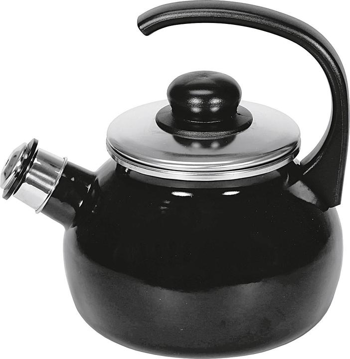 Image du produit Krüger Bouilloire à flûte Triest 2 l Ø18cm émaillée (2 l)