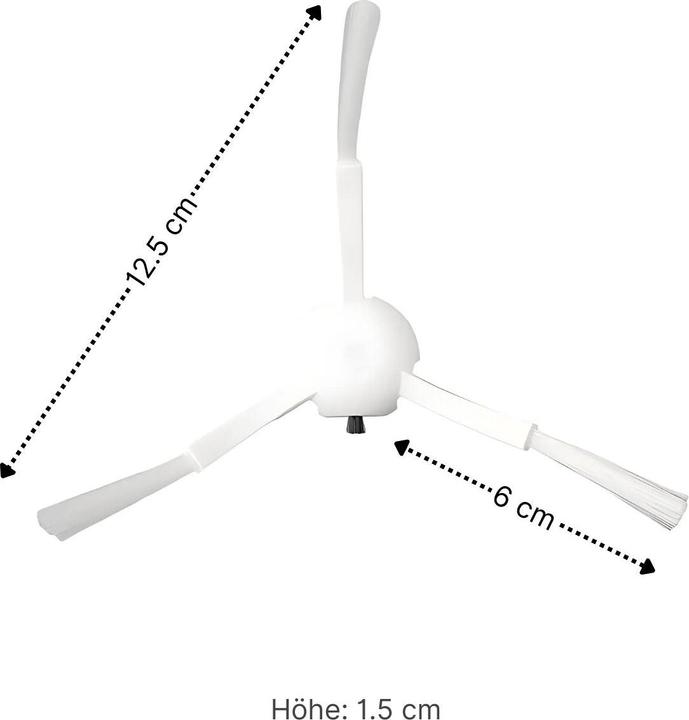 Actual product image Hermex Alternative side brushes for Xiaomi Roborock X10 X10+ DreameBot L10 Ultra L10s Ultra