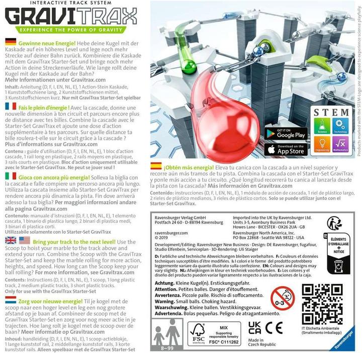 Actual product image Ravensburger GraviTrax Gravitrax extension set - Scoop