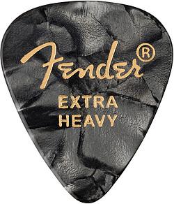 Actual product image Fender 351 Picks, XHeavy Black Moto 12 (12 x)