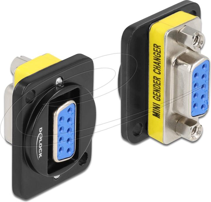 Actual product image Delock D-type module DB9 female to DB9 female (0.03 m)