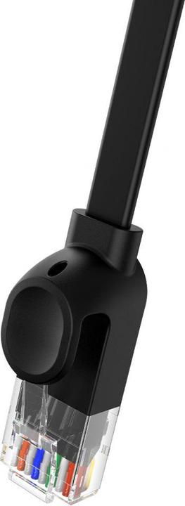 Produktbild Baseus Flat Cable Ethernet RJ45, Cat.6, 12m (black) (CAT6, 12 m)