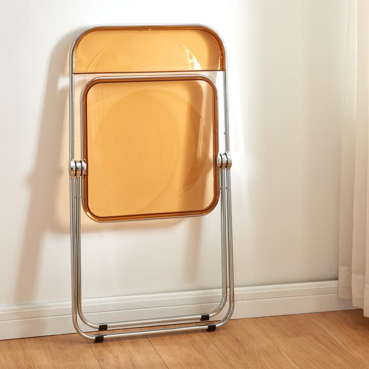 Actual product image En.Casa Klappstuhl Pornainen 4er Set Orange, transparent
