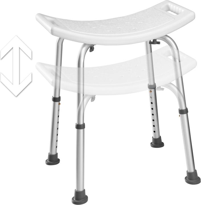 tectake Duschhocker Rechteckig (120 kg)
