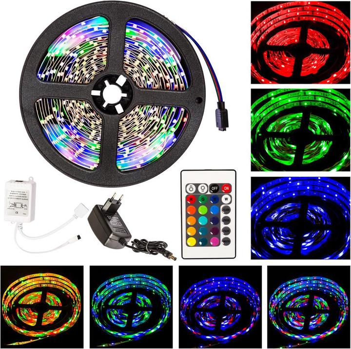 Immagine prodotto tectake Striscia LED (RGB, 500 cm, Interno)