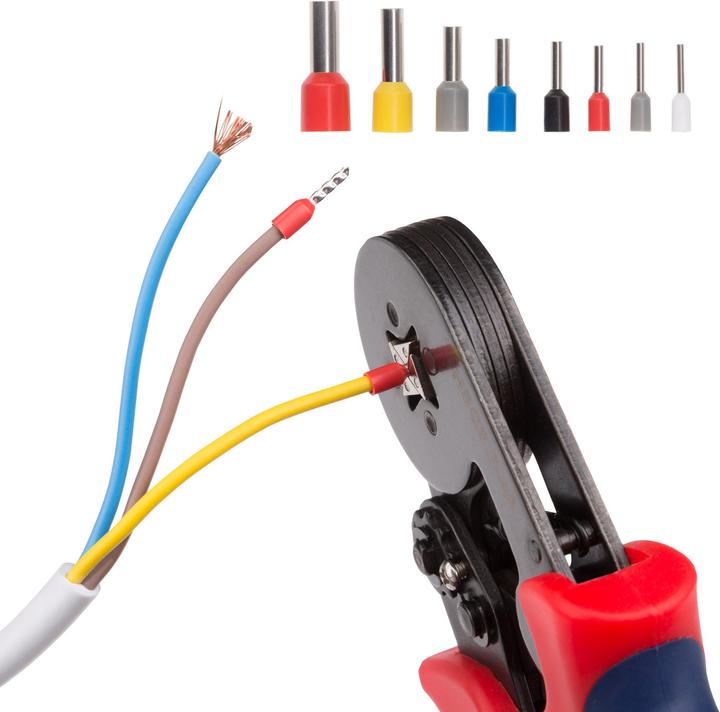 Actual product image tectake Crimping pliers (175 mm)