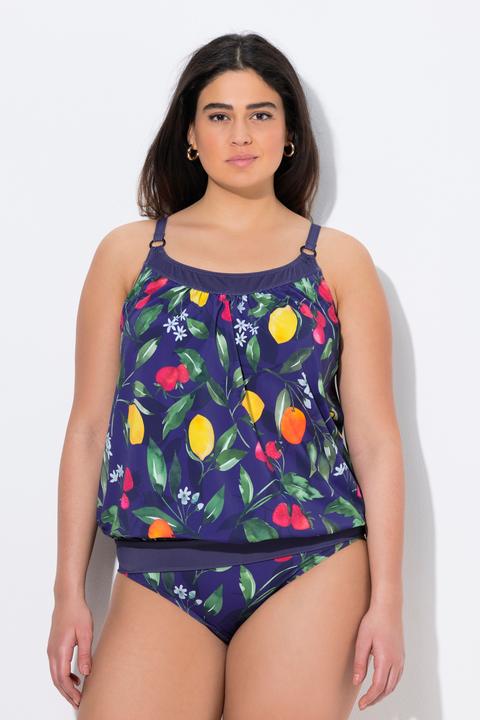 Produktbild Ulla Popken Tankini, Früchte, Softcups, Träger verstellbar, recycelt (46)