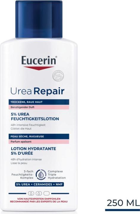 Produktbild Eucerin Urea Repair 5% Urea Feuchtigkeitslotion mit beruhigendem Duft (Körpercreme, 250 ml)