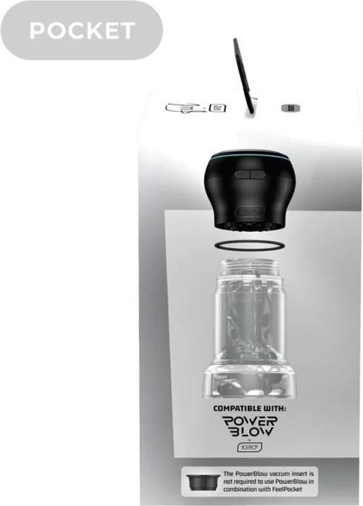 Image du produit Kiiroo Feel Pocket Stroker Crystal + PowerBlow Combo