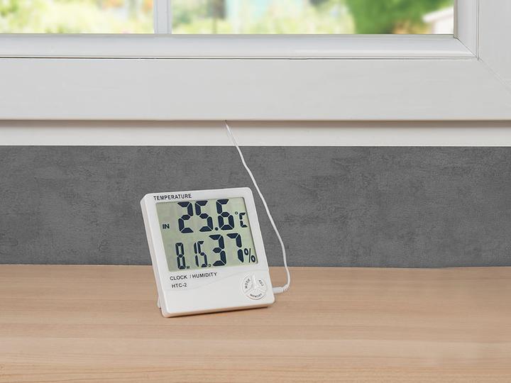 Produktbild Pearl Digitales Thermometer & Hygrometer mit Aussensensor