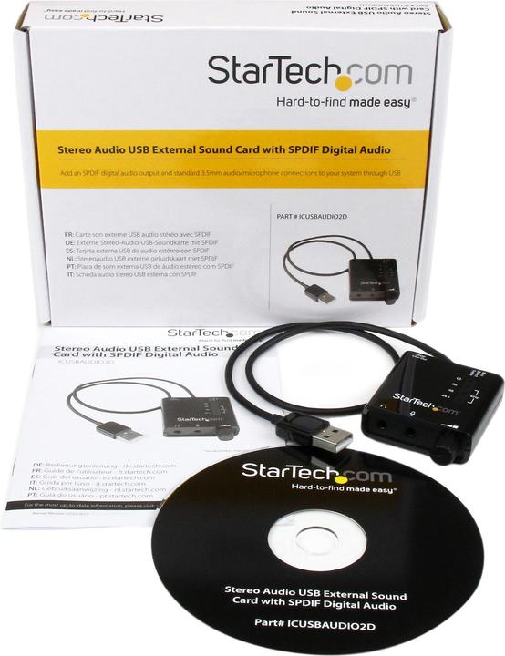 Produktbild StarTech Icusbaudio2d (USB)
