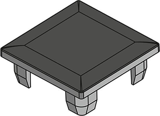 Produktbild Hettich Profil-Abdeckkappe Cadro Standard
