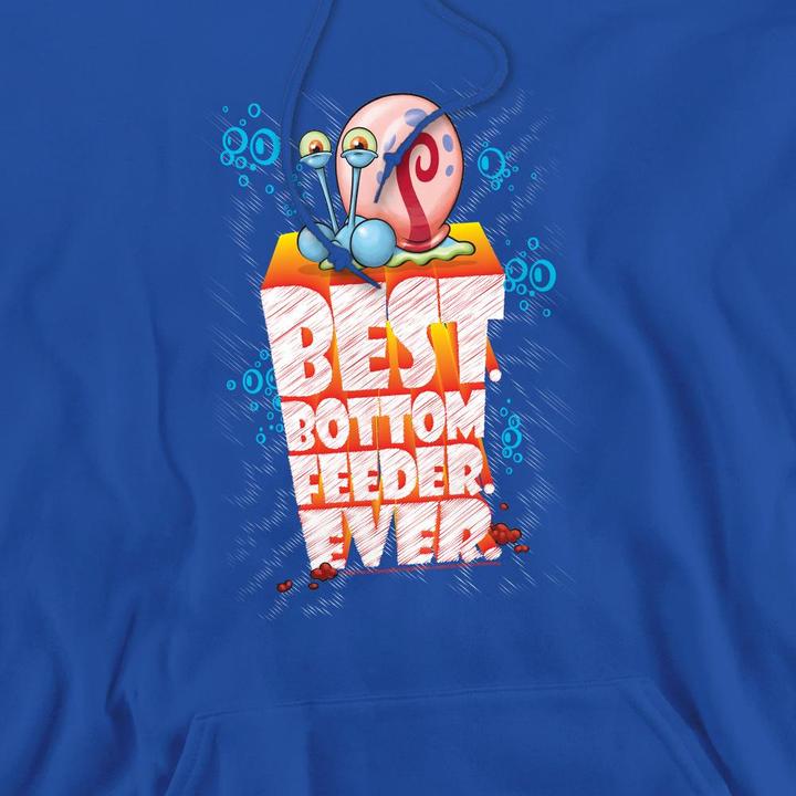 Immagine prodotto Spongebob Squarepants Best Bottom Feed Ever Felpa con Cappuccio Uomo (L)