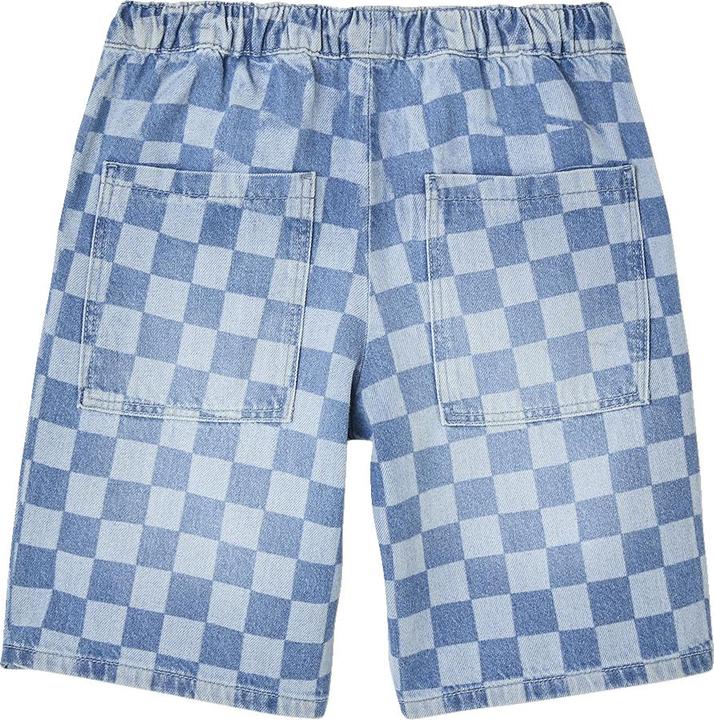 Actual product image Jonen Jungen Jeans-Bermudas mit Schachbrettmuster in Loose-Fit (128)