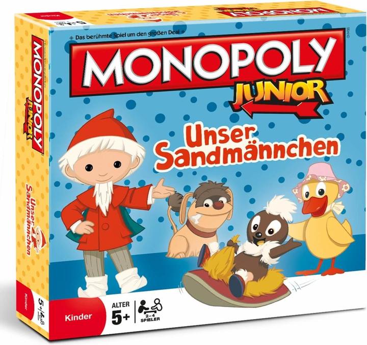 Actual product image Hasbro Junior Monopoly Our Sandman (German)