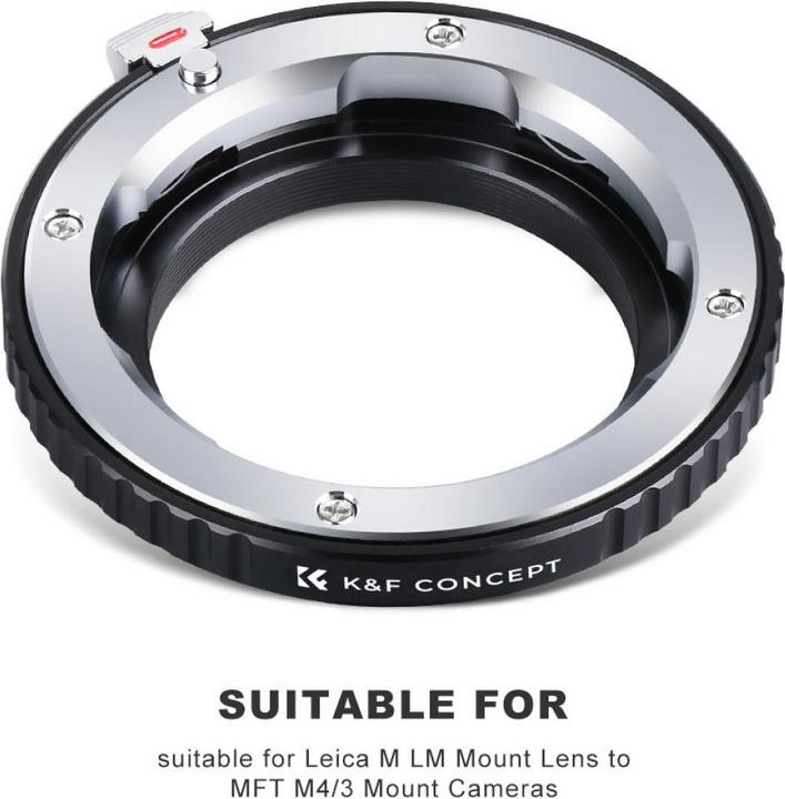 Actual product image K&F Concept High Precision Lens Adapter Mount, LM-M4/3