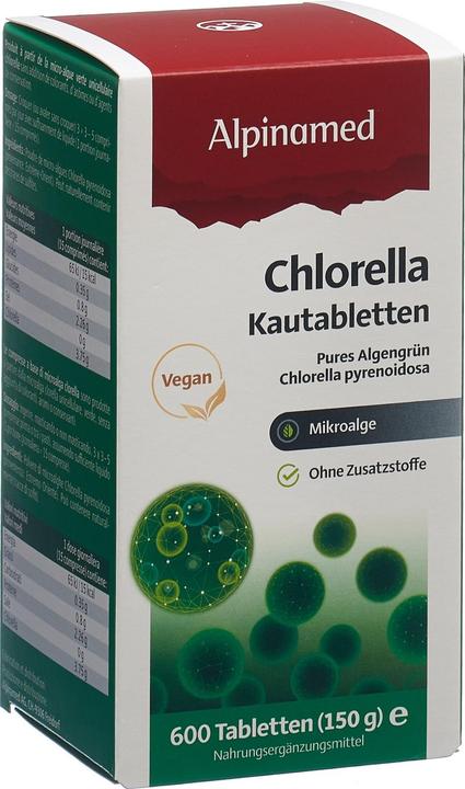 Alpinamed Chlorella Tabl (600 Stück, Tabletten, 212 g)