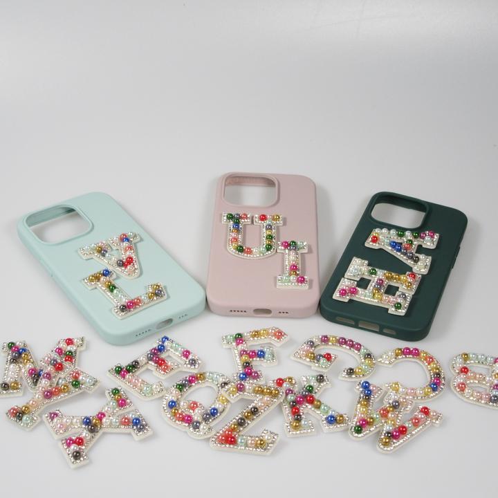Immagine prodotto PhoneLook Adesivi per smartphone 3D Perle arcobaleno lettera S