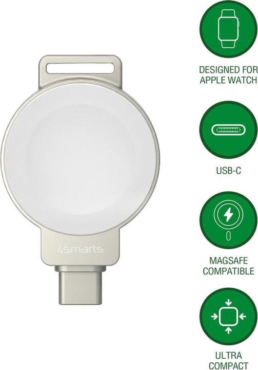 Produktbild 4smarts Wireless Charger für Apple Watch, Induktion (2.50 W)