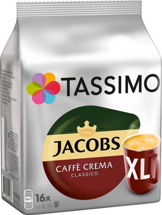 Produktbild Tassimo Jacobs Caffe Crema XL T-Disc (16 x Port.)