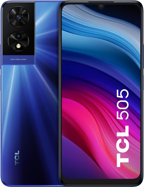 Actual product image TCL 505 8Gb 512Gb 6.75" Dual Sim (512 GB, Ocean Blue, 6.75", Dual SIM, 50 Mpx, 4G)