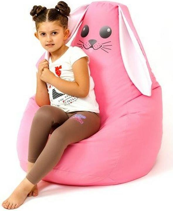 Produktbild Go Gift Sako Tasche Hocker Kaninchen rosa XXL 140 x 100 cm