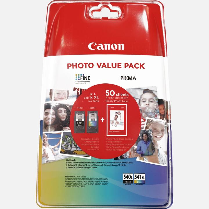 Produktbild Canon PG-540L/CL-541XL Photo Value Pack (BK, Color)