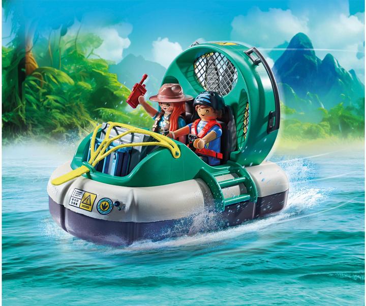 Actual product image Playmobil Brachiosaurus encounter with hovercraft (71819, Playmobil dinos)