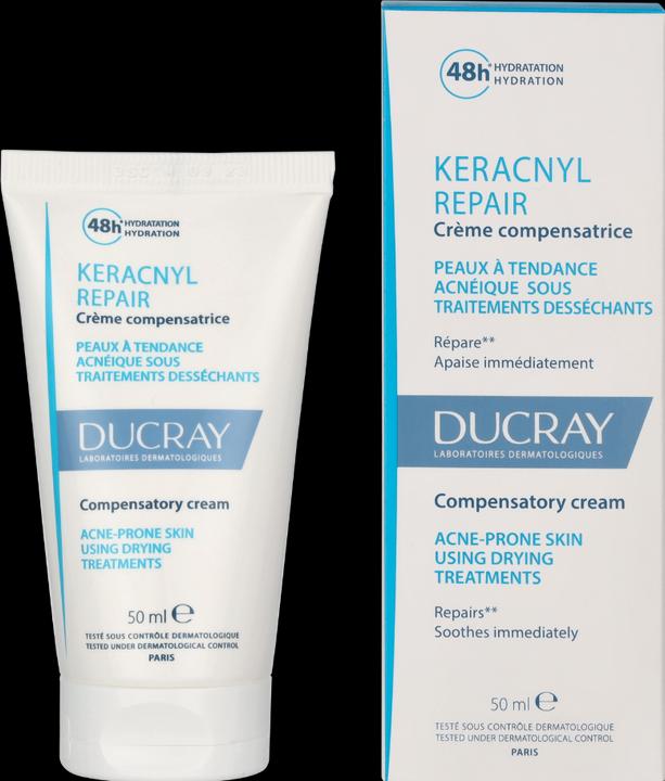 Actual product image Pierre Fabre Ducray Keracnyl Repair Cre (50 ml, 24h cream)
