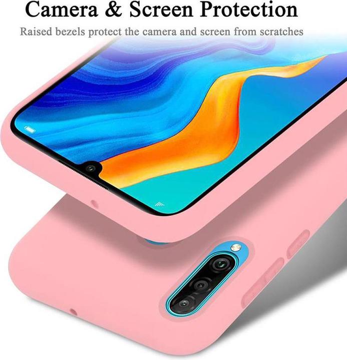 Actual product image Cadorabo TPU Liquid Silicone Case Cover (Huawei P30 Lite)
