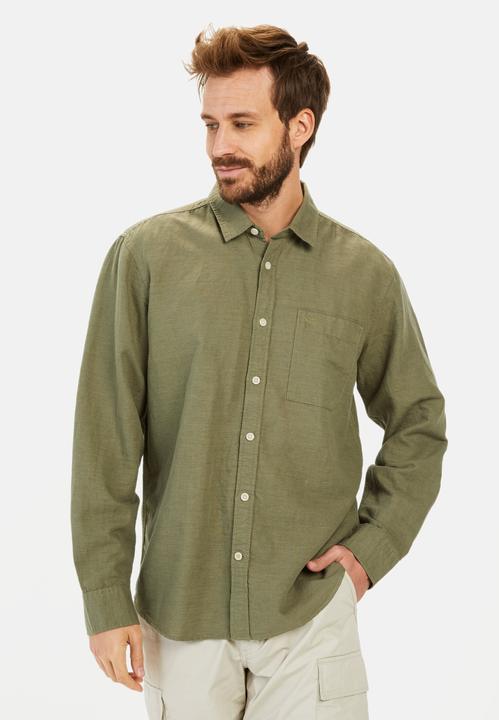Produktbild Camel Active Langarm-Leinenhemd mit Soft-Wash-Veredelung (XXL)