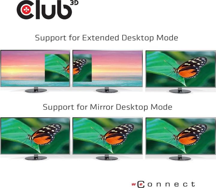 Produktbild Club 3D CSV-1564W100 (USB-C, 1 Ports)