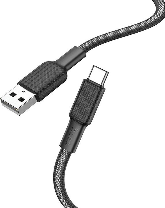 Immagine prodotto Partner Telecom Hoco - Data Cable Jaeger (X69) - USB-A to USB Type-C, 3A, 1m - Black / White (1 m, USB 3.0, 18 W)
