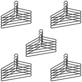 Wenko 25 Lux hangers zwart (25 x)