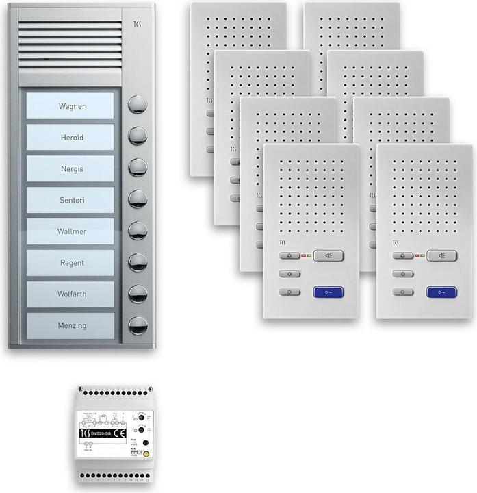 TCS PPAF08-EN/02 pre:pack8 hörerlosen Freisprechen Aufputz