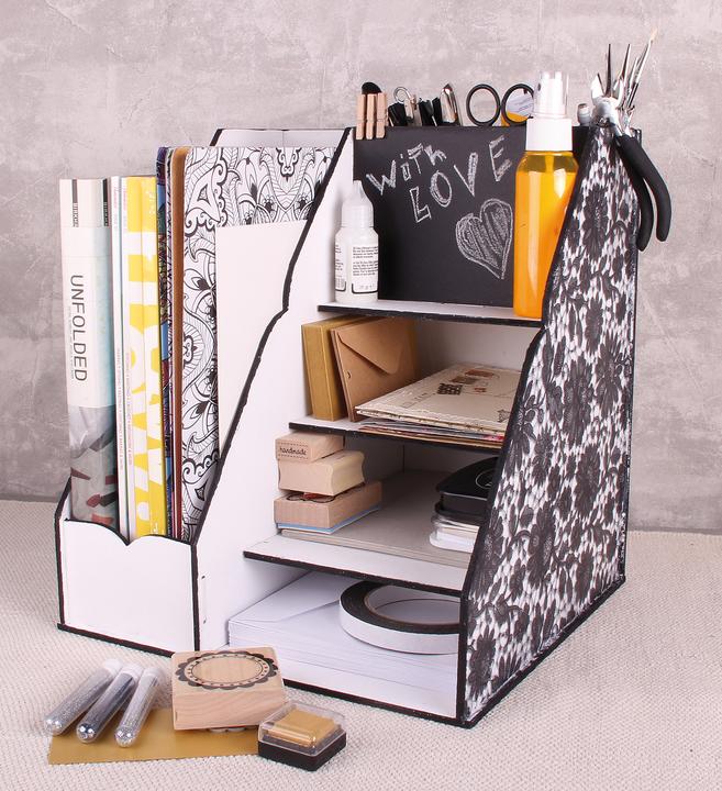 Produktbild Pronty Crafts Schreibtisch-Organizer "Multi Use", MDF-Holz