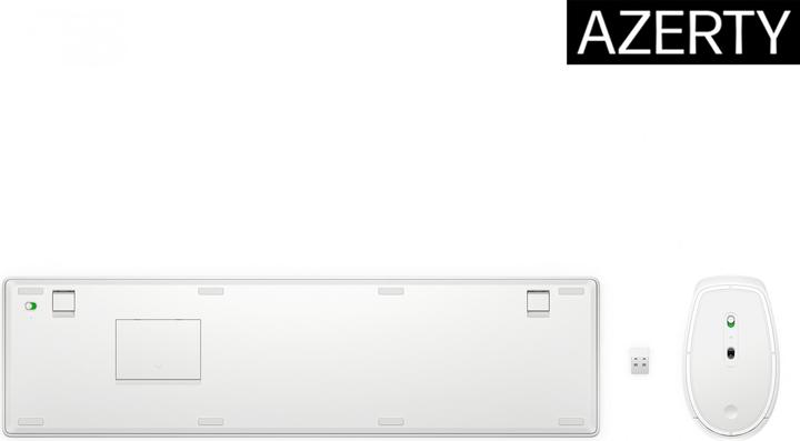 Image du produit HP 655 Wireless KB/MSE Combo WHT France (DE, Sans fil)