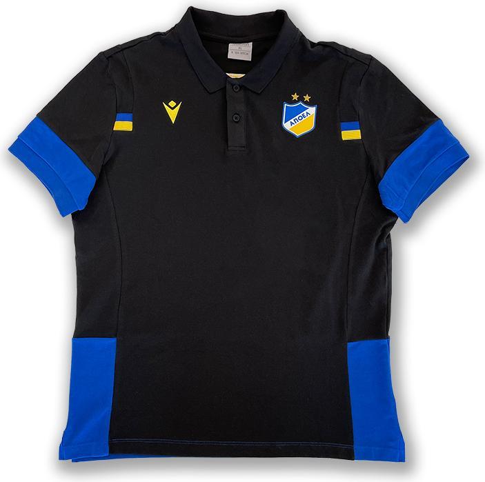 Macron polo-shirt piquet apoel nicosie vapor travel 2023/24 (M)