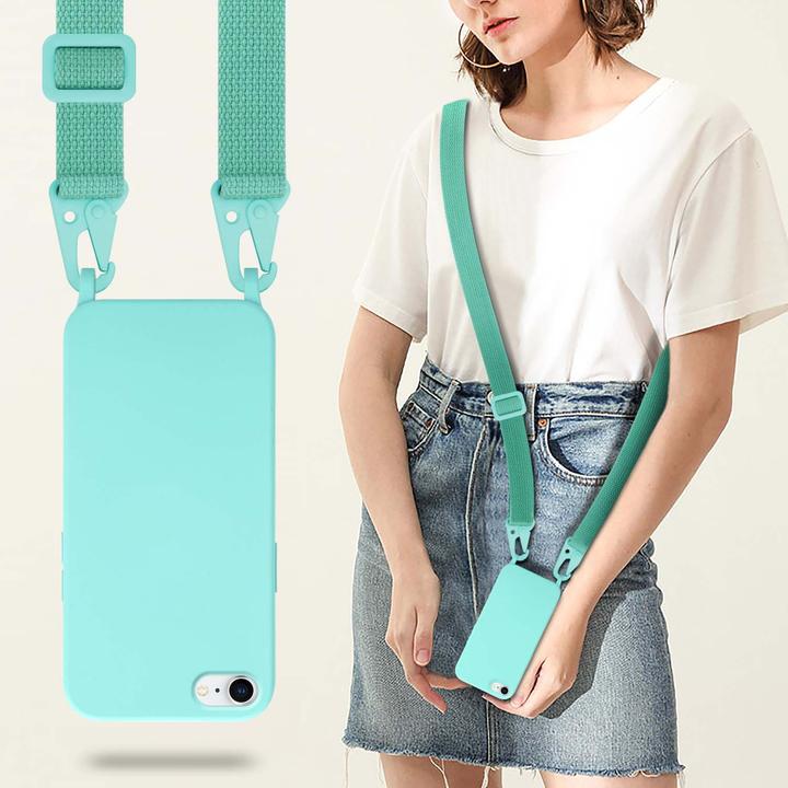 Image du produit Cadorabo TPU Cover Chaîne de téléphone portable Liquid (Apple iPhone 7, Apple iPhone SE (2ème génération))