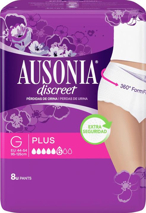Actual product image Ausonia Incontinence Pants Discreet Pants Plus 44 54 (8 x)