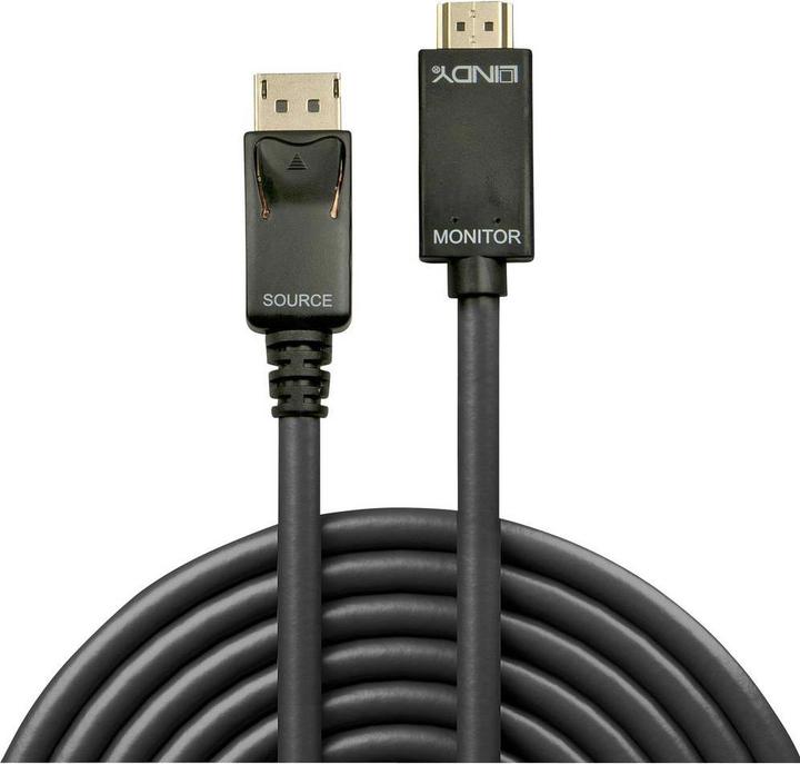 Produktbild Lindy DisplayPort — HDMI (Typ A) (2 m, HDMI, DisplayPort)