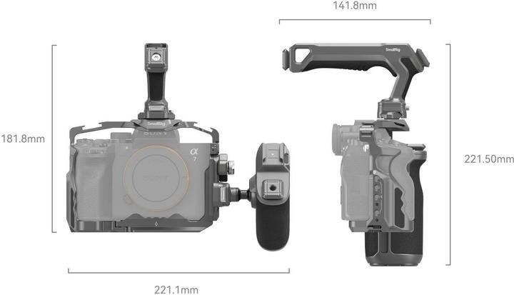 Actual product image SmallRig HawkLock Quick Release Advanced Cage Kit (Cage accessories)