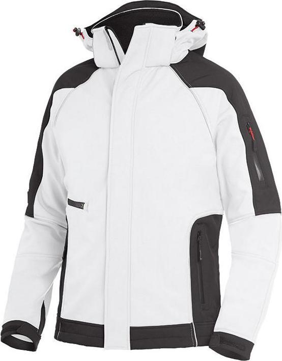 Produktbild FHB Softshelljacke WALTER Grösse 2XL weiss-anthrazit (XXL)